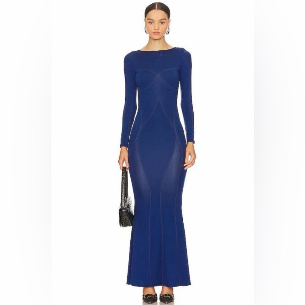 NWT OW Collection (Revolve brand) $390  Blue Long Sleeve Dress Size S